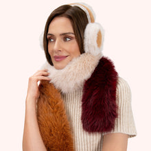 Load image into Gallery viewer, Cream Elsa Earmuffs (on model)
