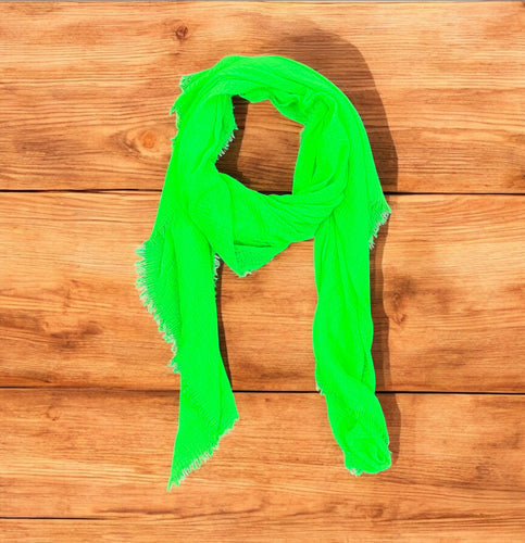 Neon Green Scarf