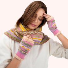 Load image into Gallery viewer, Pastel Kayla Fair Isle Snood (set)
