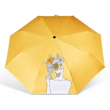 Load image into Gallery viewer, Sunflowers The National Gallery Minilite 2 UV Umbrella
