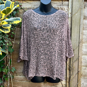 Breezy Toffee Bohemian Popcorn Cover Up