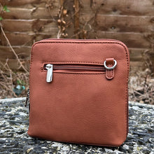 Load image into Gallery viewer, Tan &#39;Mia&#39; Mini Crossbody Bag By David Jones (Back)
