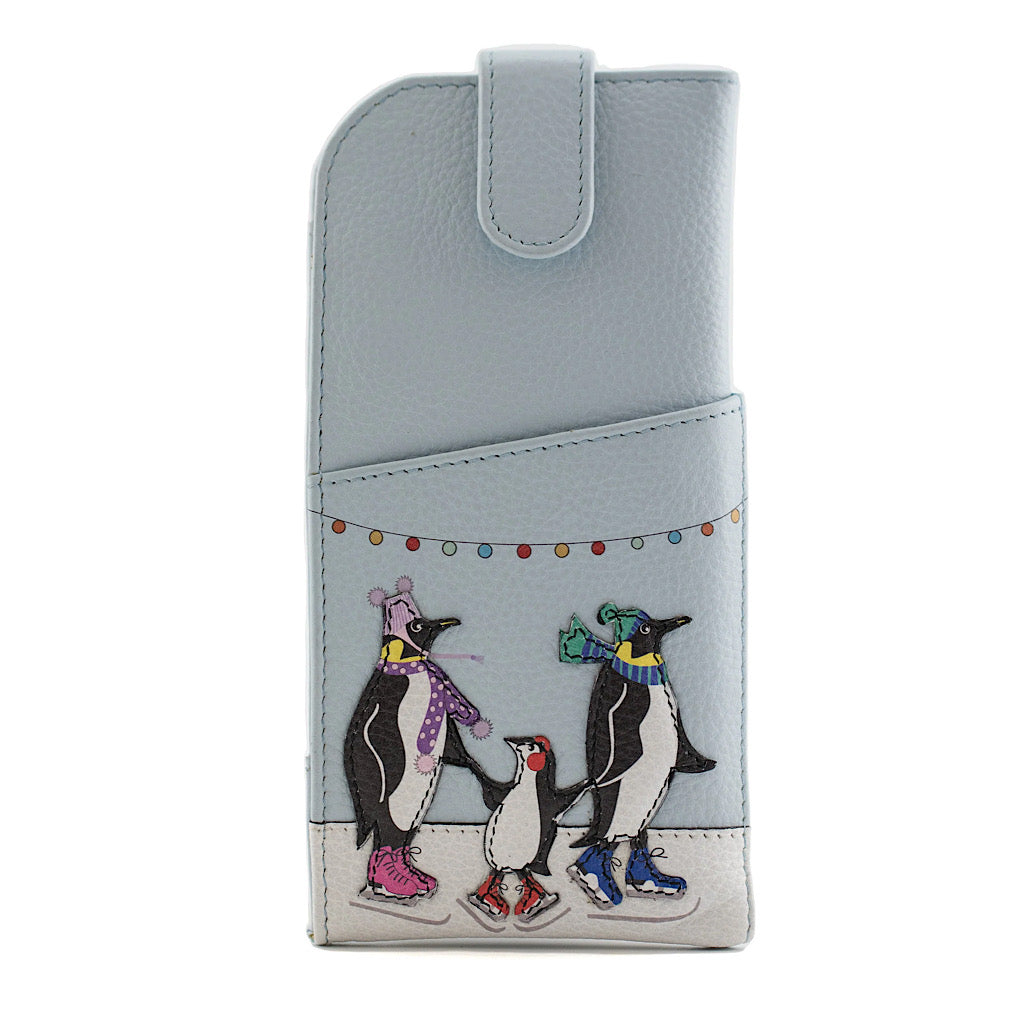 Penguin Parade Glasses Case/Phone Pouch 📱🐧✨