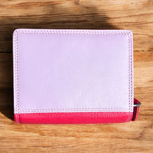 Load image into Gallery viewer, Bestseller Medium Leather RFID Purse | Candy (back)
