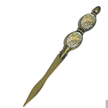 Load image into Gallery viewer, Cartography Letter/Card Opener | White Historical Map
