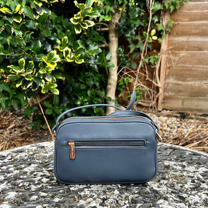 Small Bering Sea Double Zip Crossbody Bag (back)