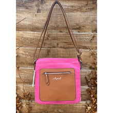 Load image into Gallery viewer, Spirit Flap Over Distress Leather Effect Messenger Style Bag
