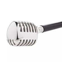 Load image into Gallery viewer, Microphone Handled Walking Stick (close up)
