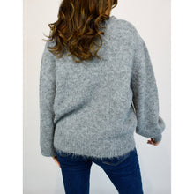 Load image into Gallery viewer, Grey Snowflake Sequin Jumper
