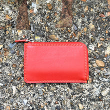 Load image into Gallery viewer, Seville RFID Leather Coin &amp; 3 Card Slots (back)
