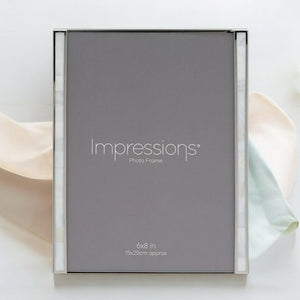 Impressions & Mother of Pearl Frame | 6" x 8" (front)