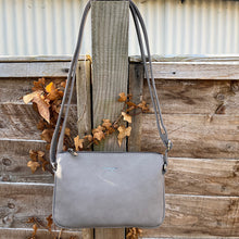 Load image into Gallery viewer, Gravel Triple Section Crossbody Bag By David Jones (front)

