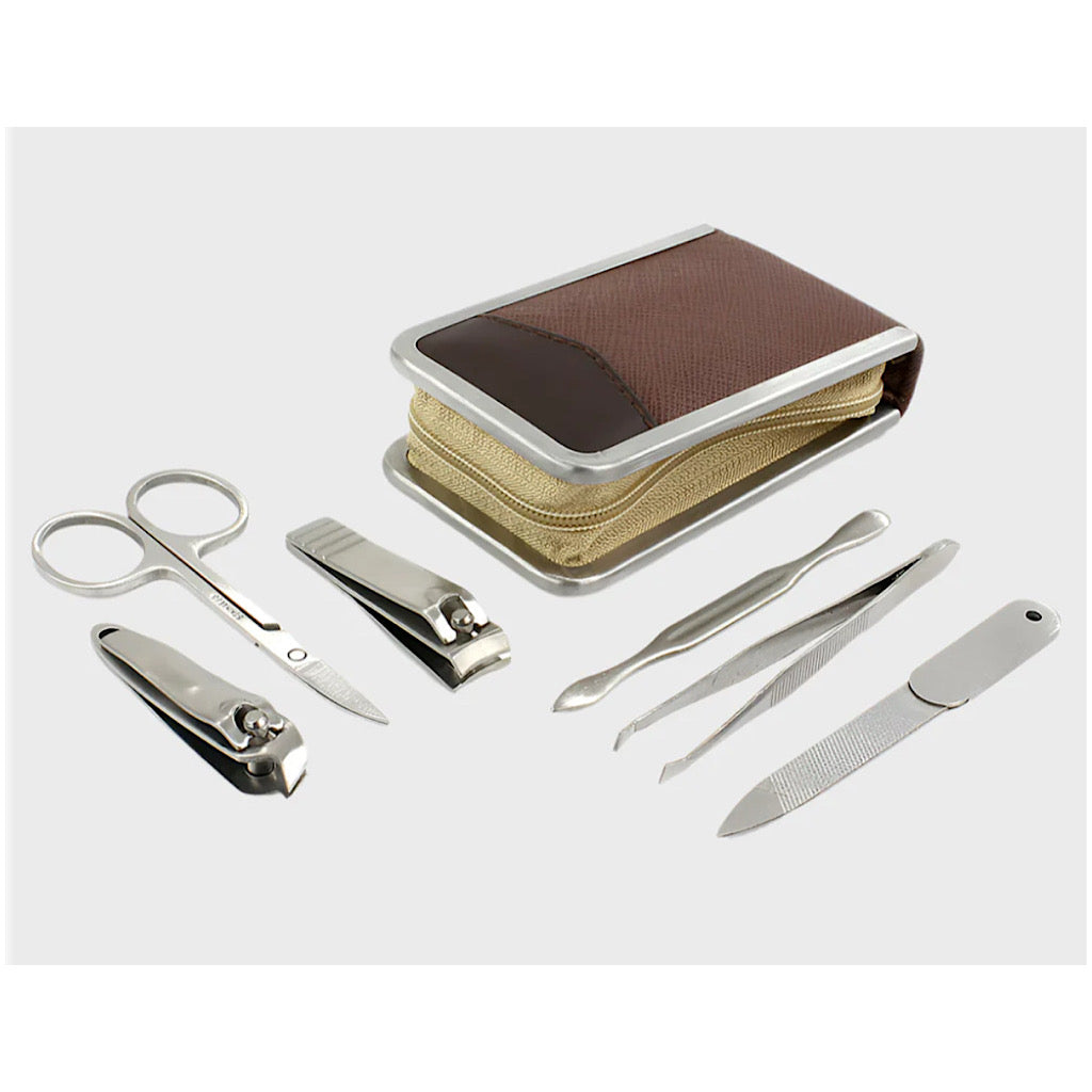 Men's Brown Small Manicure Set