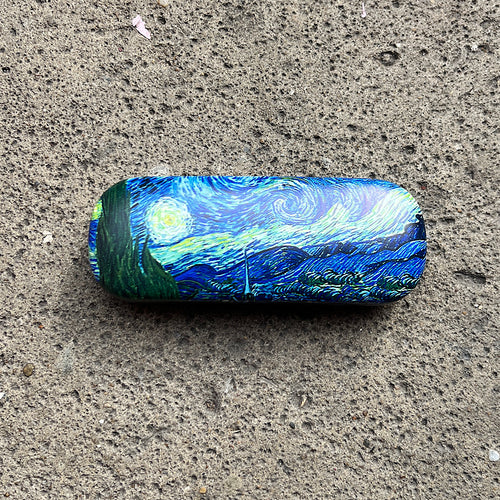 Impressionist Art Design Glasses Case | Starry Night