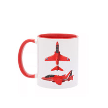 Load image into Gallery viewer, Red Arrows RAF Printed Mug (front)

