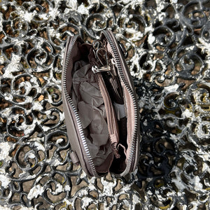 Fungi 'Mia' Mini Crossbody Bag By David Jones (open)