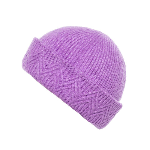 Purple Essence Knitted Beanie