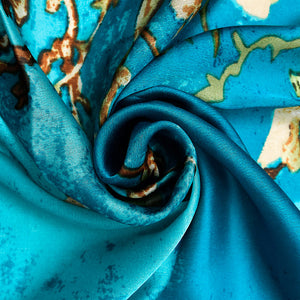 Van Gogh Almond Blossom Print Silk Scarf