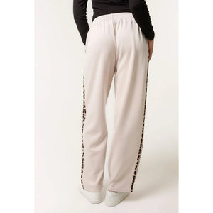 Stone Leopard Stripe Drawstring Jogger (back)