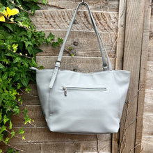 Load image into Gallery viewer, Glacier Casual Everyday Shoulder Bag with Asymmetrical Front Pockets (back)
