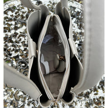 Load image into Gallery viewer, Abbey Stone Structured Tote Bag (open)
