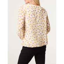 Load image into Gallery viewer, Amber Dot V-Neck Blouse (back)
