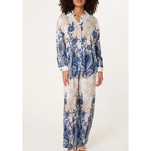 Load image into Gallery viewer, Azure Garden Co-Ord Shirt &amp; Trouser Set
