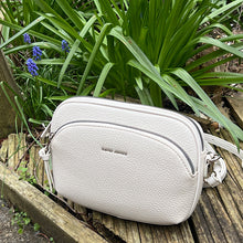 Load image into Gallery viewer, Small &amp; Roomy Ivory &quot;Jenny&quot; Crossbody Bag (front)
