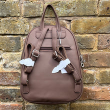 Load image into Gallery viewer, Our Bestseller Brown David Jones Backpack (back)
