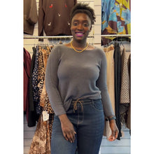 Load image into Gallery viewer, Bestselling Soft Knit Boat Neck Jumper – 14 Colours (Charcoal)
