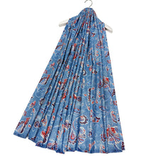 Load image into Gallery viewer, Blue Paisley Soft Touch Scarf
