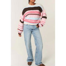 Load image into Gallery viewer, Sweet Harmony Stripe Knit Jumper (front)
