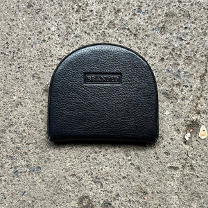 Black Gents Leather Tray Purse