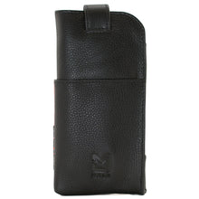 Load image into Gallery viewer, Cool Cats Leather Glasses Case (back)
