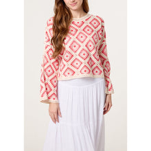 Load image into Gallery viewer, Coral Coast Crochet Knit Jumper
