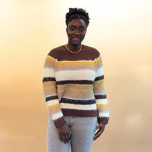 Load image into Gallery viewer, Cosy Multi Stripe Wool Blend Jumper
