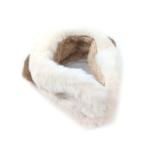 Load image into Gallery viewer, Cream Cosy Bear Faux Fur Earmuffs (Flat)

