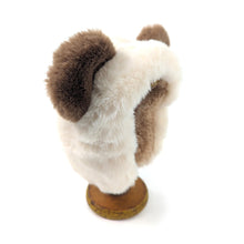 Load image into Gallery viewer, Cream Cosy Bear Faux Fur Earmuffs (side)
