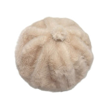 Load image into Gallery viewer, Cream Faux Fur Beret
