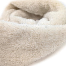 Load image into Gallery viewer, Cream Winter Glow Faux Fur Infinity Scarf (Close up)
