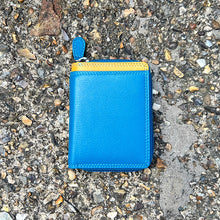 Load image into Gallery viewer, Glacier Small &#39;aka Holiday&#39; Leather RFID Purse
