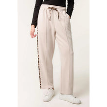 Load image into Gallery viewer, Stone Leopard Stripe Drawstring Jogger

