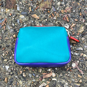 Seville Jigsaw Leather Coin Purse (back)