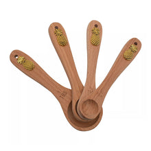 Load image into Gallery viewer, Set of 4 Pineapple Measuring Spoons (2)
