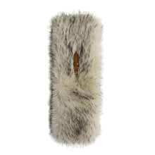 Load image into Gallery viewer, Arctic Frost Faux Fur Collar Wrap (flat)

