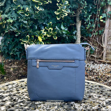 Load image into Gallery viewer, Bering Sea Flat Front Zip Pocket Crossbody Bag

