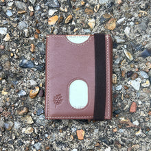 Load image into Gallery viewer, Tan Leather Credit Card &amp; Note Case By &#39;Oak&#39; (closed)
