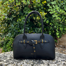 Load image into Gallery viewer, David Jones Buckle Detail Bowler Bag (black)
