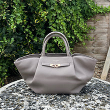 Load image into Gallery viewer, David Jones Convertible Winged Shopper Tote Bag (warm taupe)
