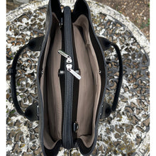 Load image into Gallery viewer, David Jones Croc-Effect Structured Tote Bag 
